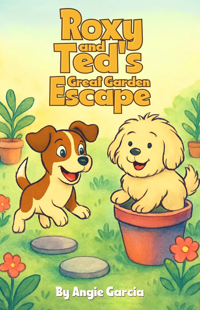 Cover of Roxy and Ted’s Great Garden Escape by Angie Garcia